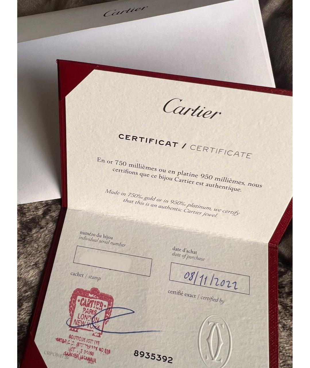 CARTIER Золотой браслет из желтого золота, фото 7