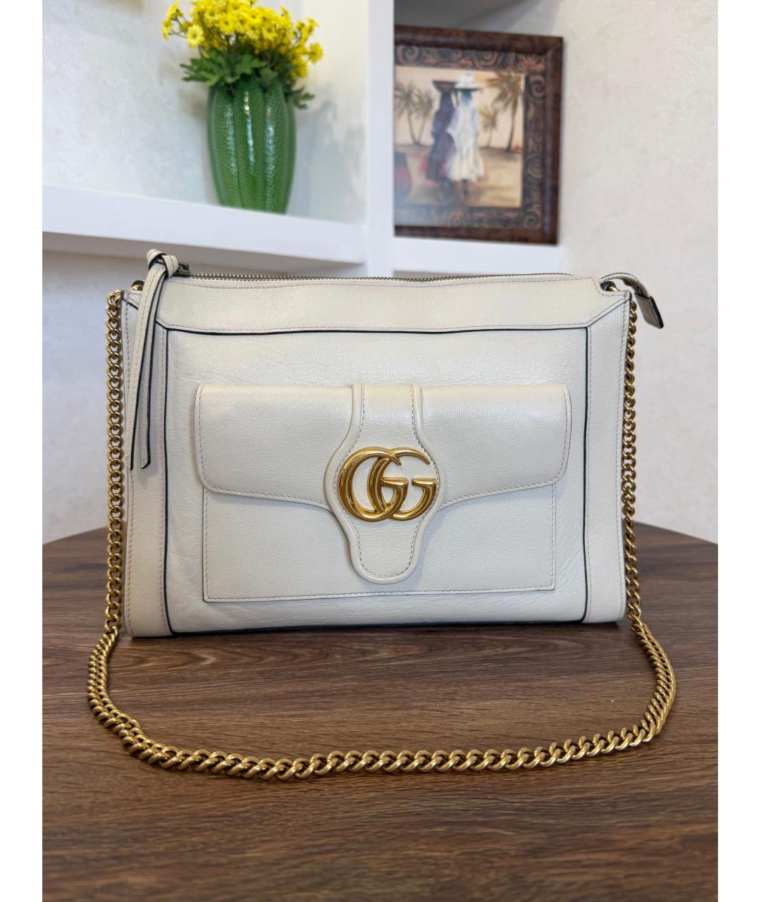 GUCCI Кожаная сумка через плечо, фото 2