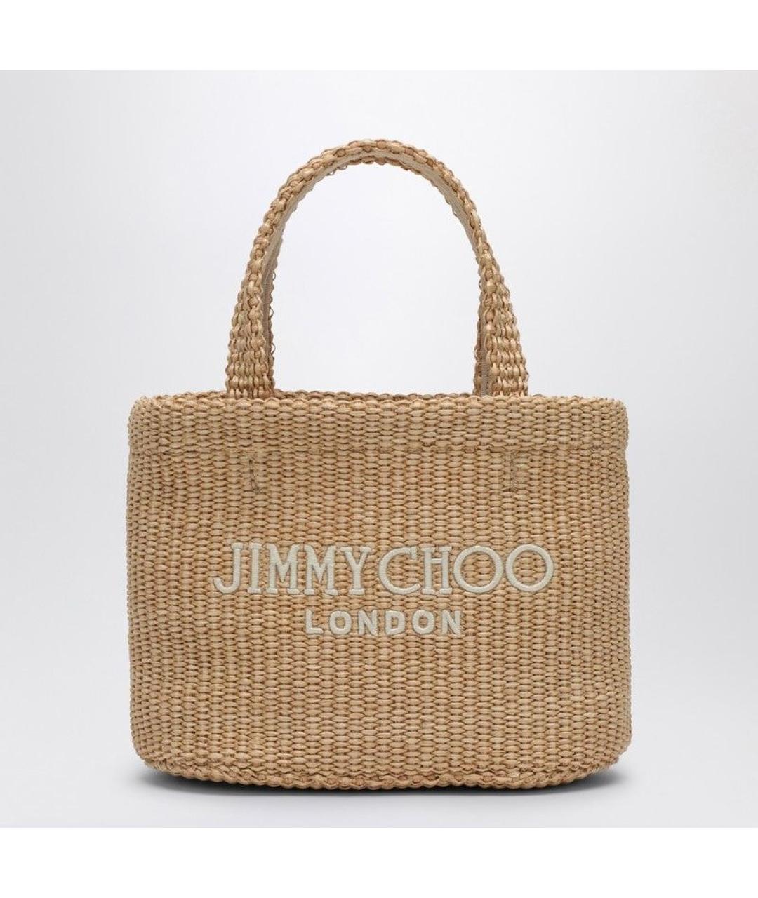 JIMMY CHOO Бежевая сумка тоут, фото 6