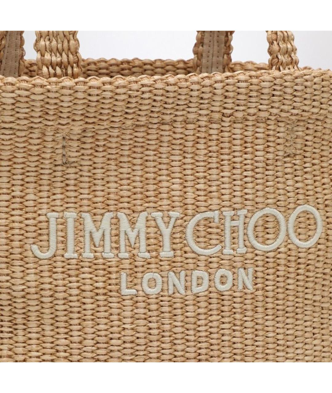 JIMMY CHOO Бежевая сумка тоут, фото 5