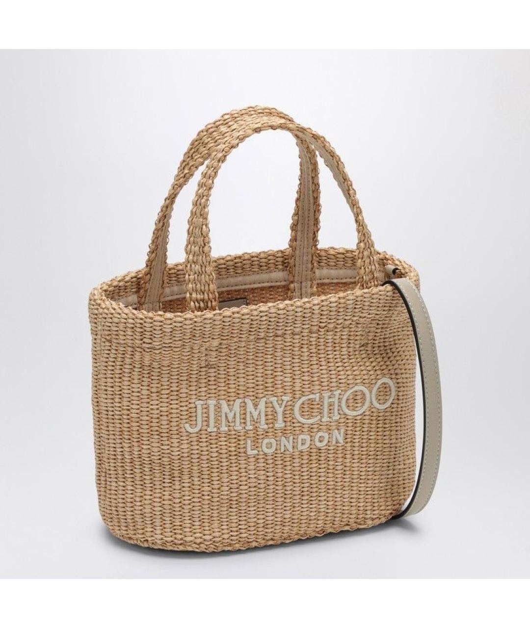 JIMMY CHOO Бежевая сумка тоут, фото 2