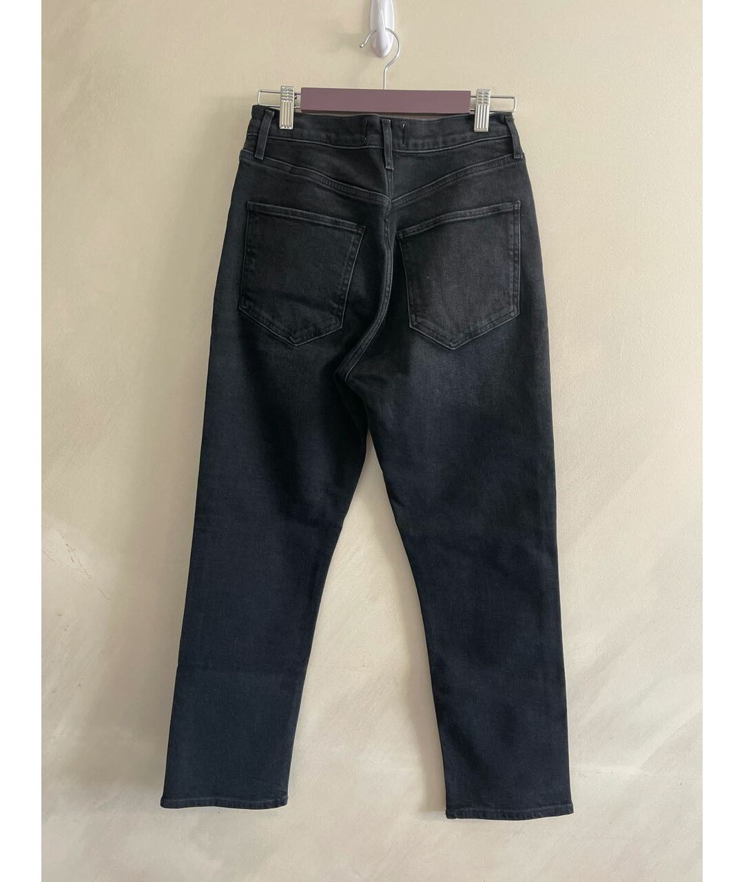 AGOLDE Черные хлопко-эластановые джинсы слим, фото 2