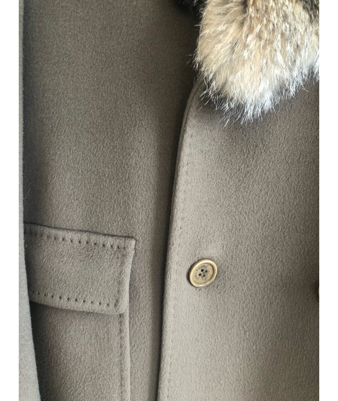 LORO PIANA Бежевое кашемировое пальто, фото 3