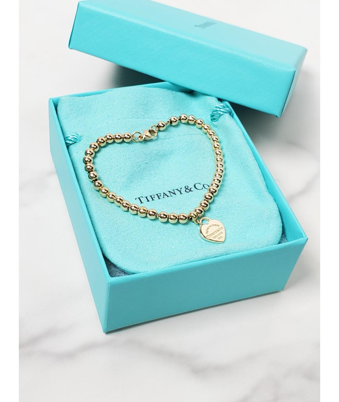 TIFFANY&CO Желтый браслет из желтого золота, фото 5