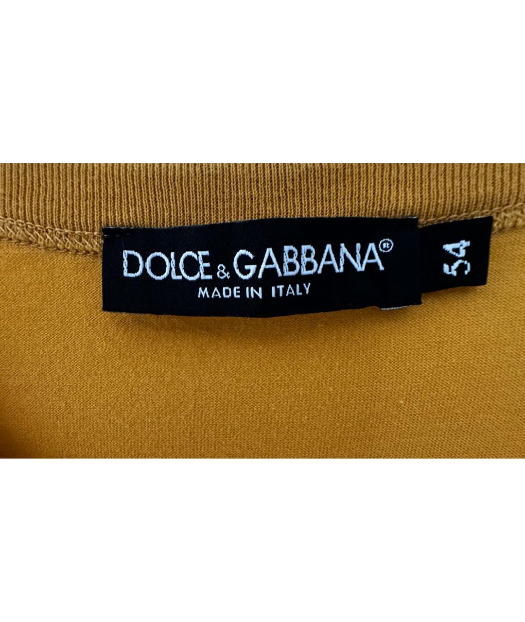 DOLCE&GABBANA Хлопковая футболка, фото 4