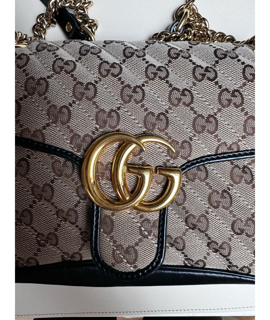 GUCCI Кожаная сумка с короткими ручками, фото 7