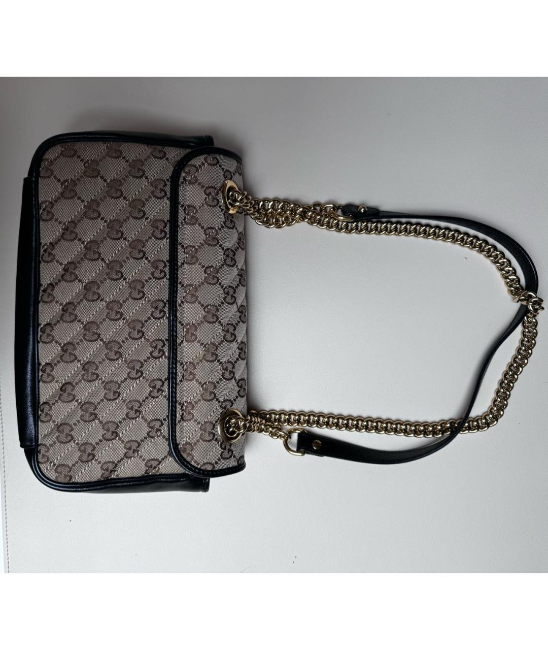 GUCCI Кожаная сумка с короткими ручками, фото 3