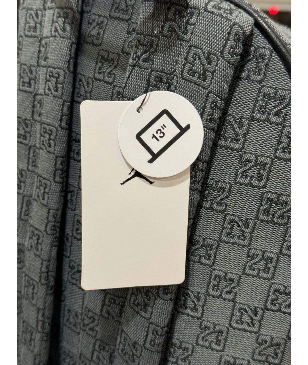 JORDAN Серый тканевый рюкзак, фото 6