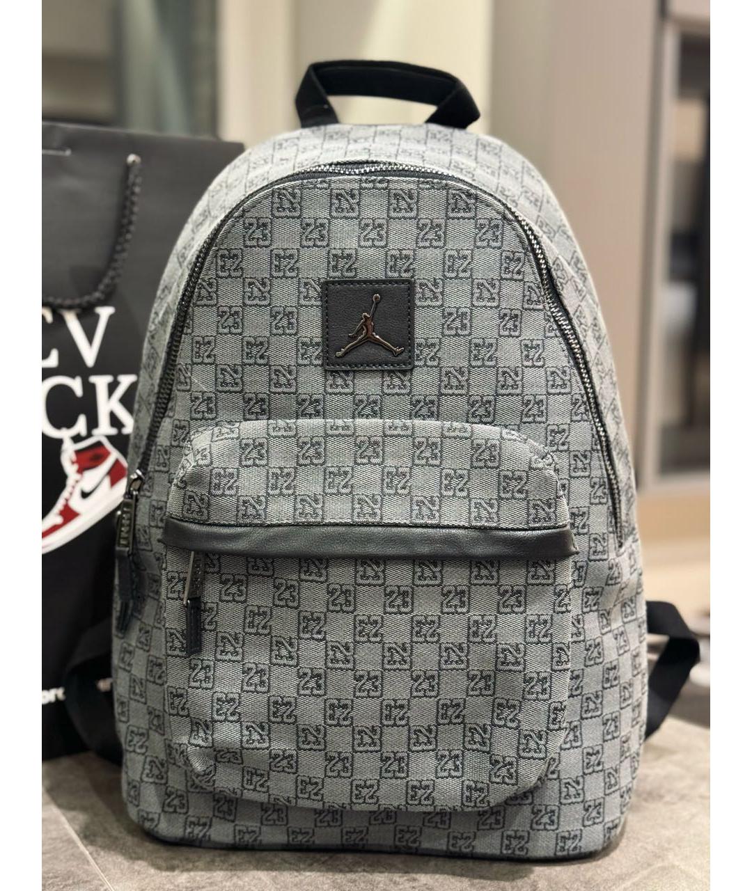 JORDAN Серый тканевый рюкзак, фото 3