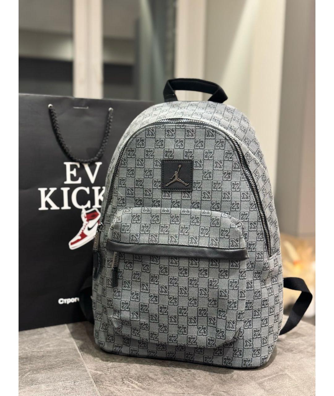 JORDAN Серый тканевый рюкзак, фото 2