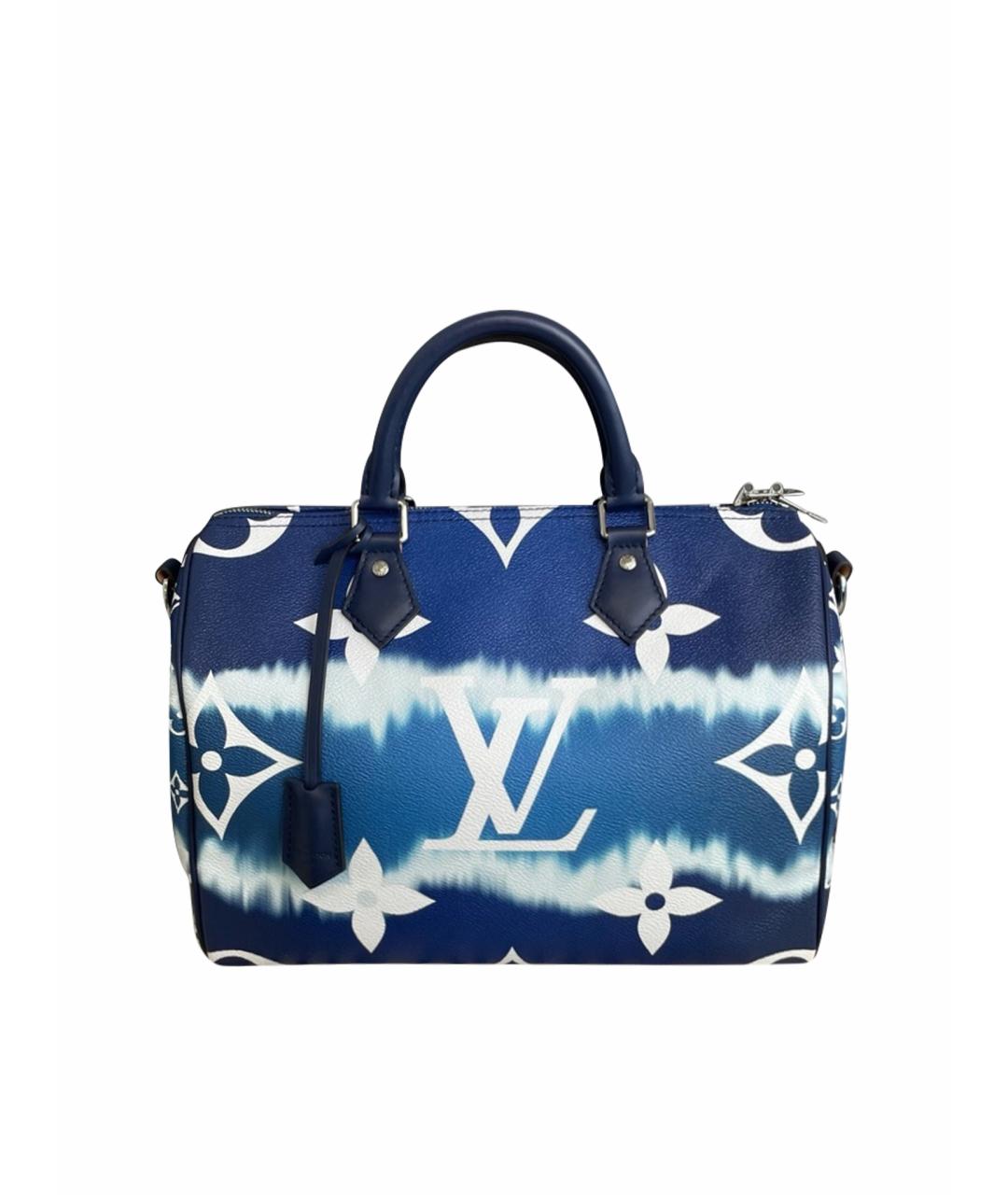 LOUIS VUITTON Голубая сумка через плечо из искусственной кожи, фото 1