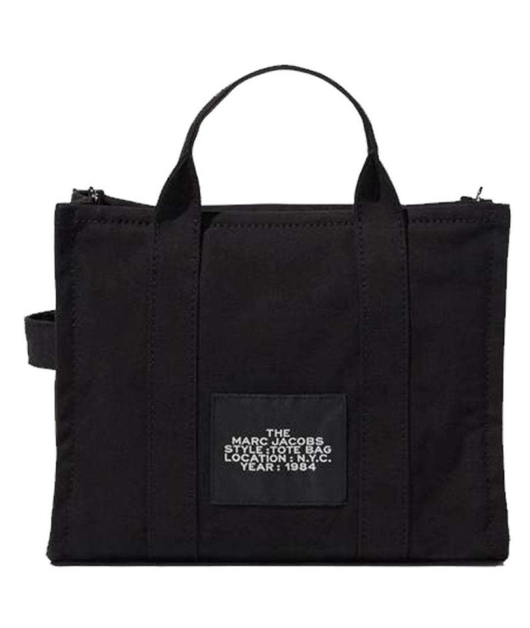 MARC JACOBS Черная тканевая сумка тоут, фото 7