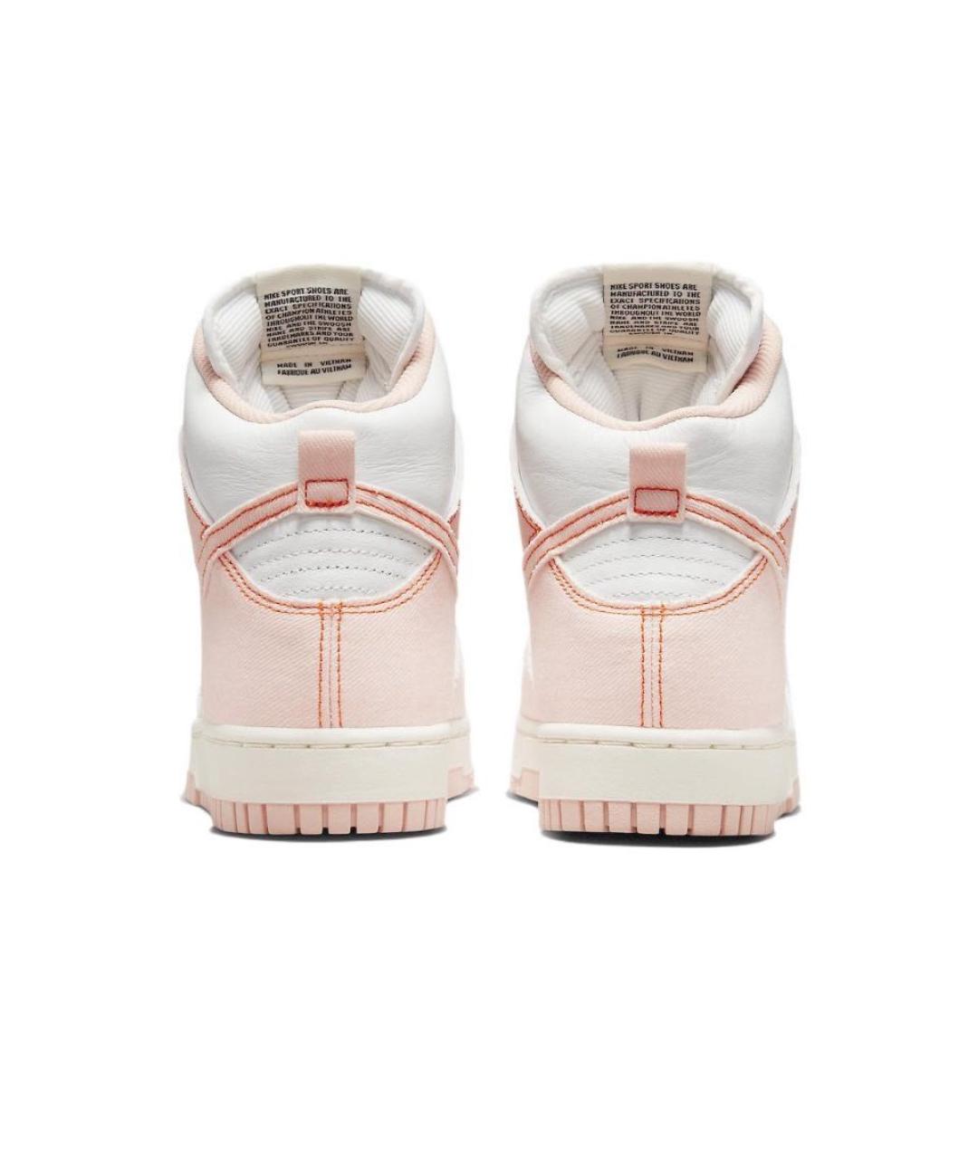NIKE Коралловые кожаные кроссовки, фото 4