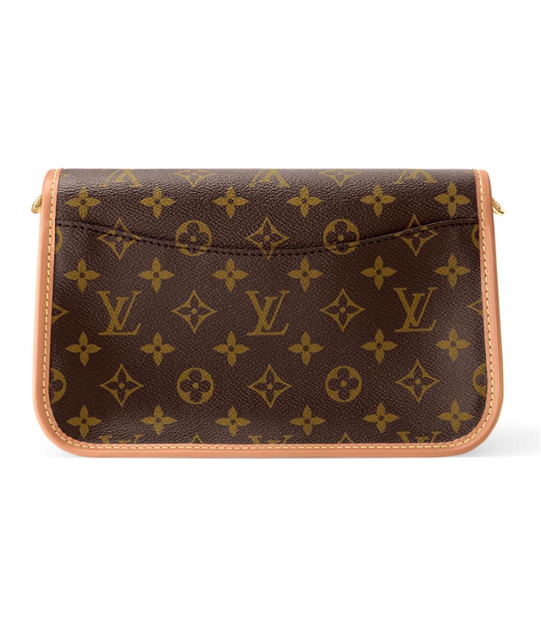 LOUIS VUITTON Коричневая сумка через плечо, фото 3