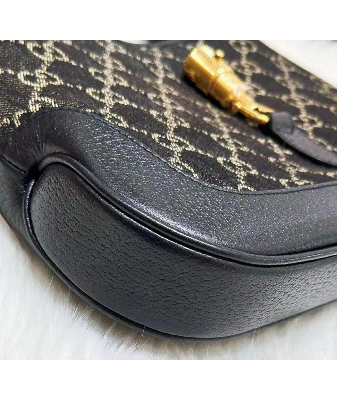 GUCCI Черная деним сумка через плечо, фото 5