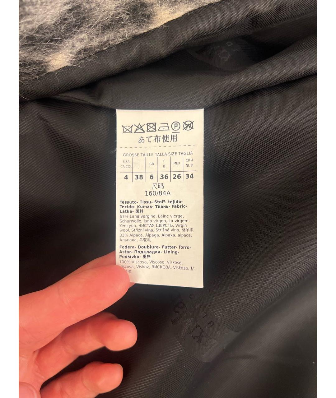 'S MAX MARA Шерстяной тренч/плащ, фото 4