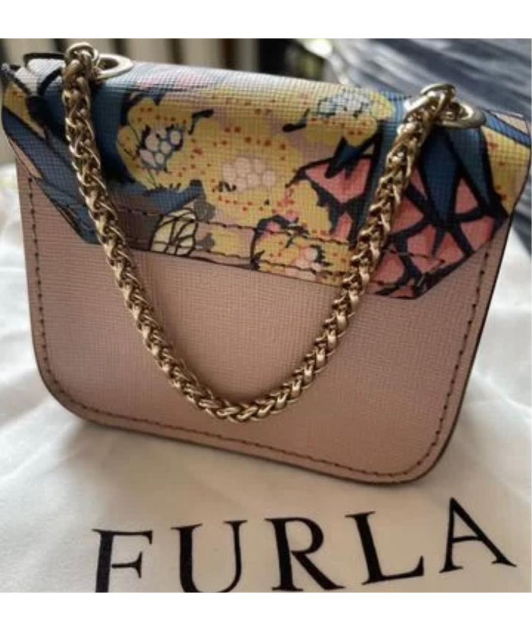 FURLA Мульти кожаная сумка с короткими ручками, фото 5