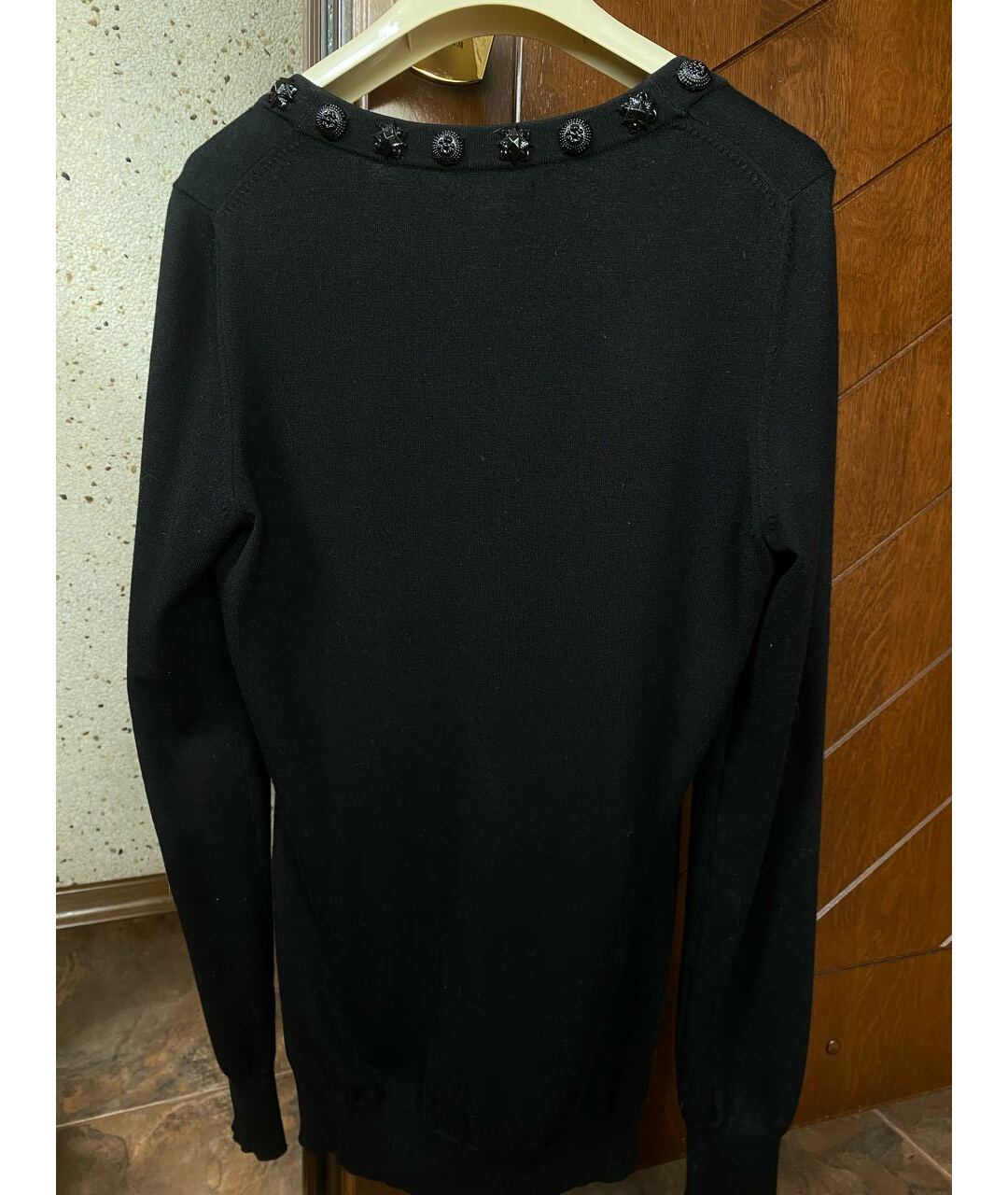 BURBERRY Черный кашемировый джемпер / свитер, фото 2