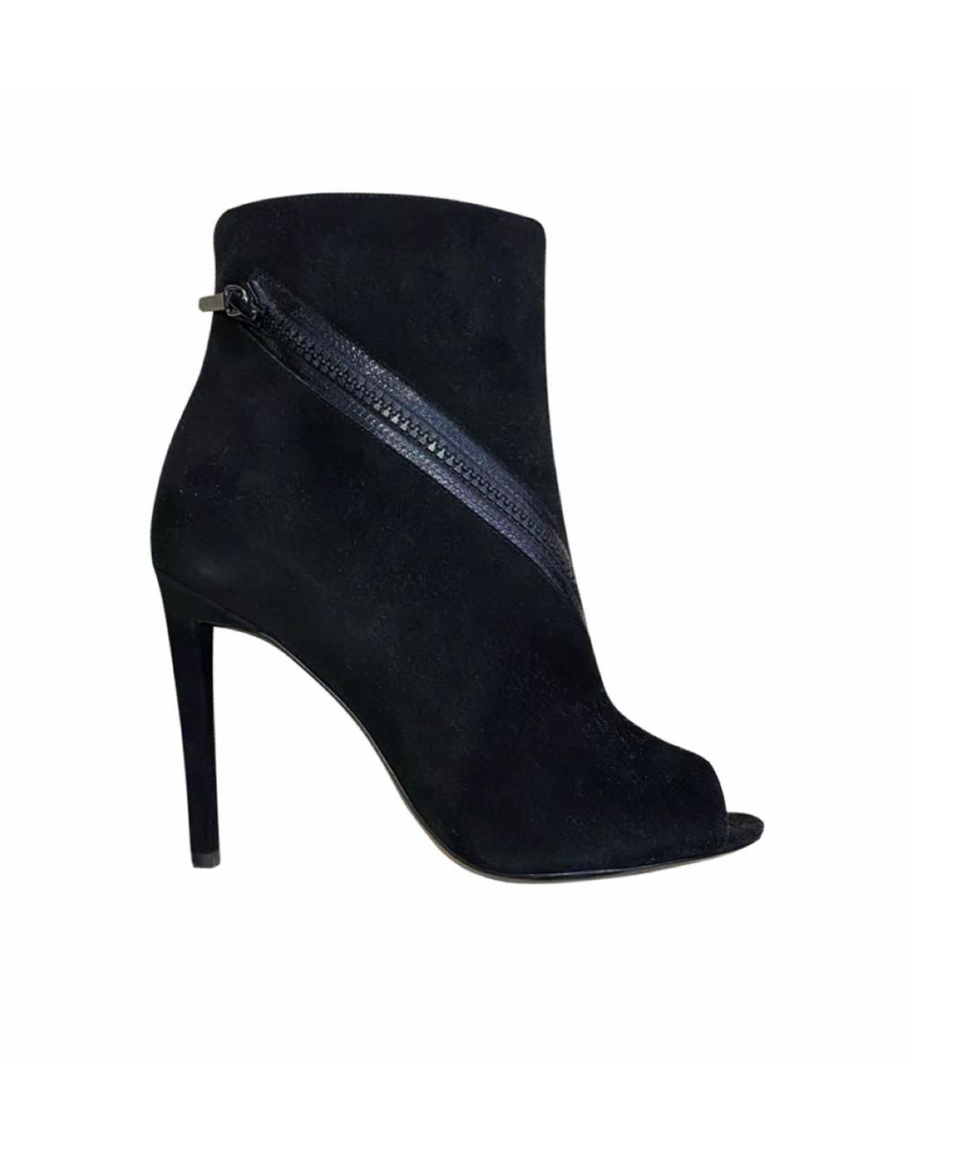 CHRISTIAN DIOR Черные замшевые ботильоны, фото 7