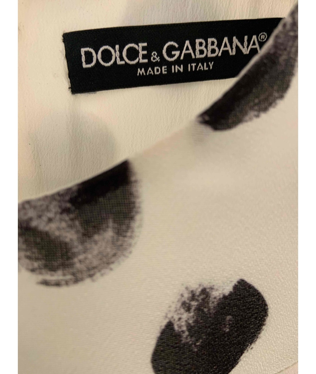 DOLCE&GABBANA Белое шелковое вечернее платье, фото 3