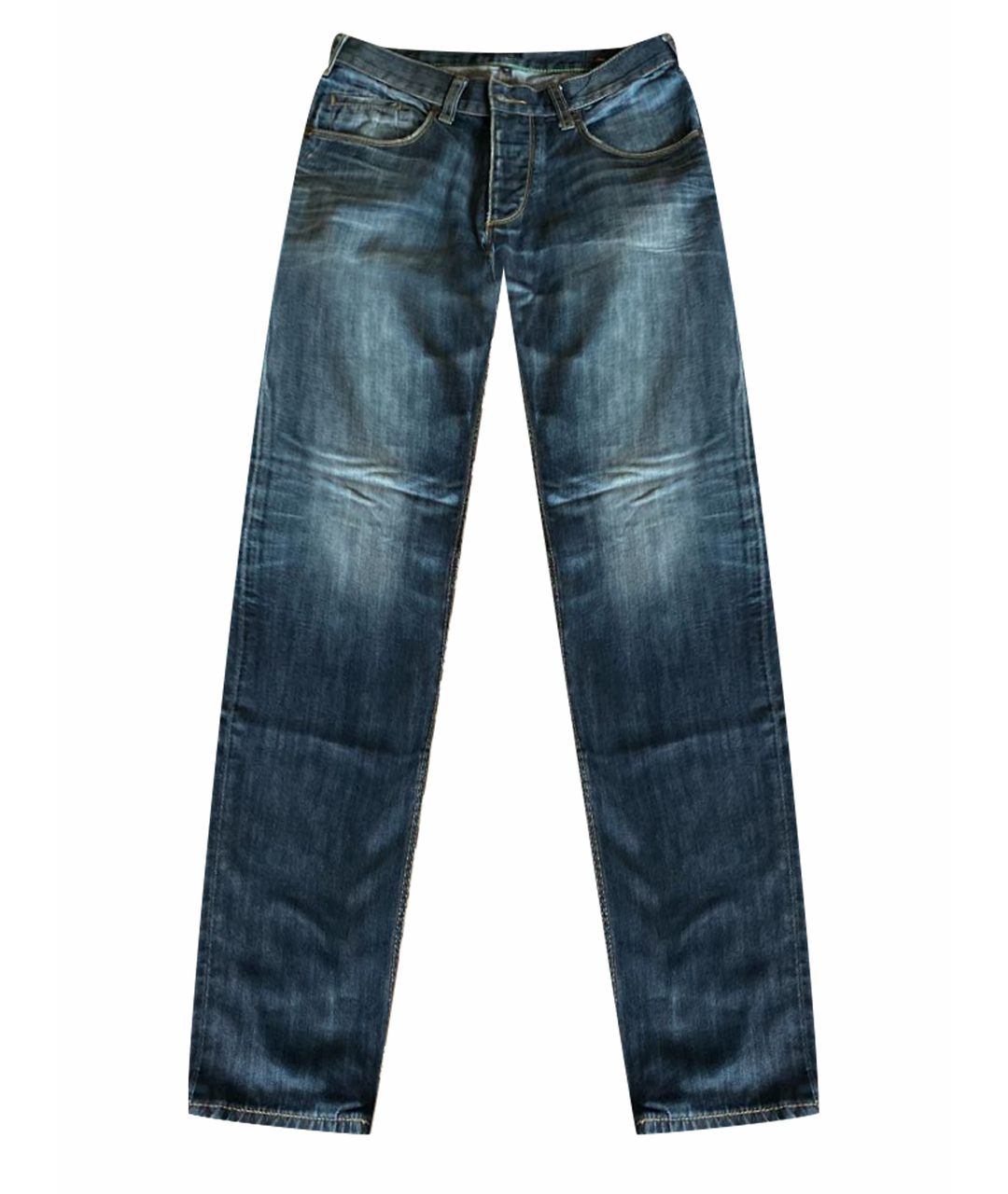 ARMANI JEANS Хлопковые прямые джинсы, фото 1