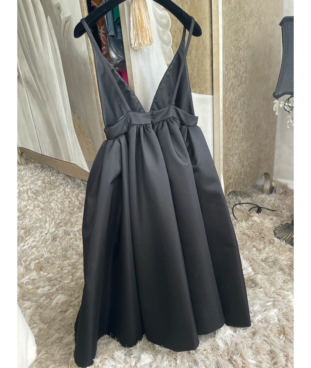 PRADA Черное полиэстеровое коктейльное платье, фото 3