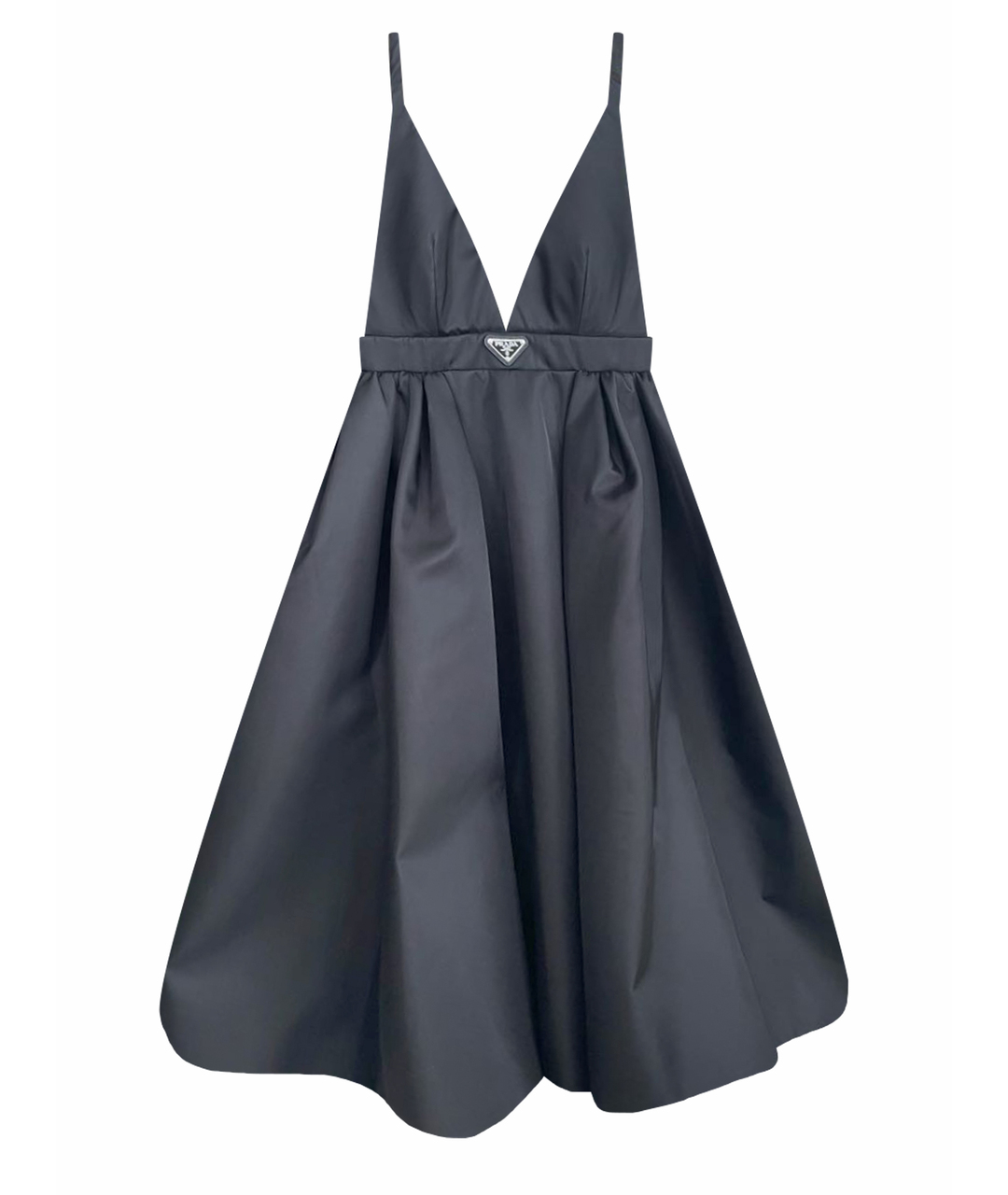 PRADA Черное полиэстеровое коктейльное платье, фото 1