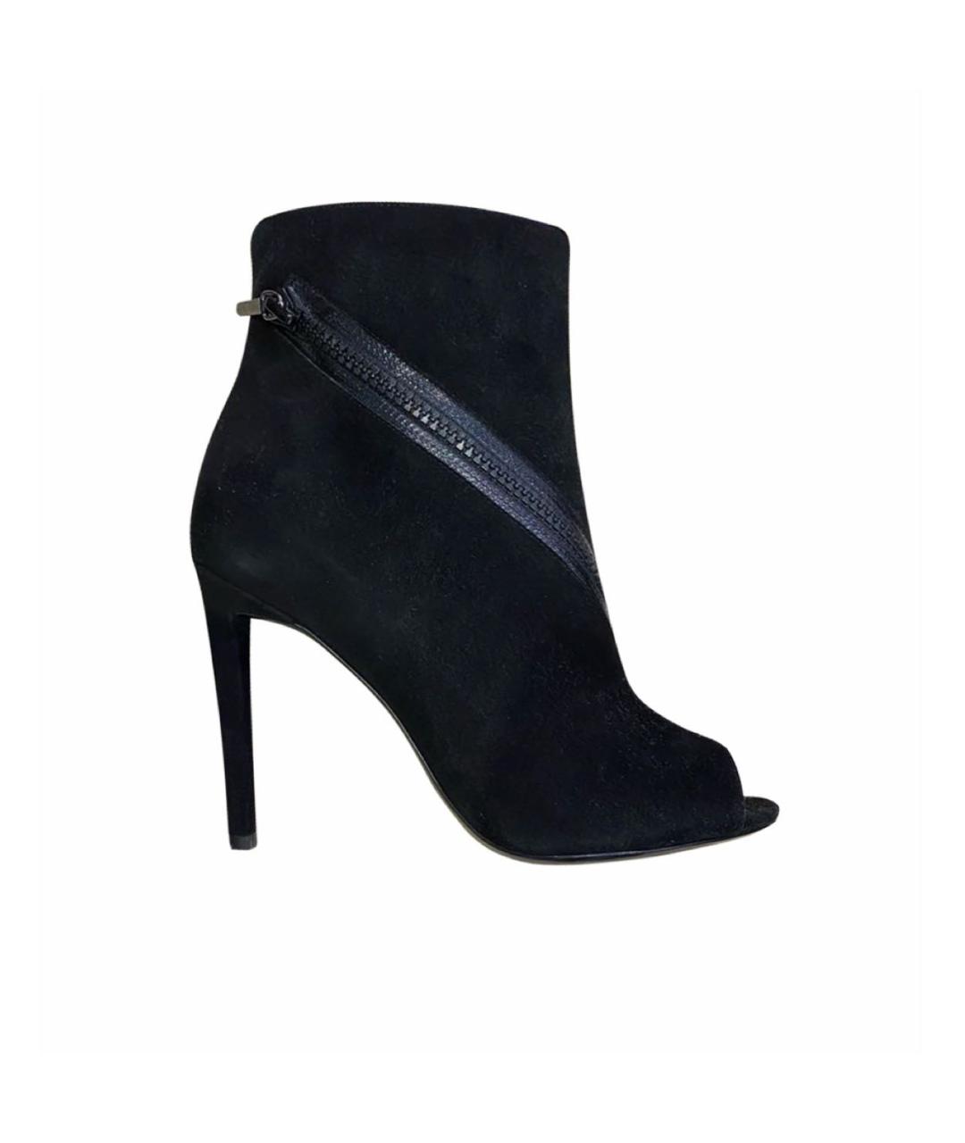 CHRISTIAN DIOR Черные замшевые ботильоны, фото 8