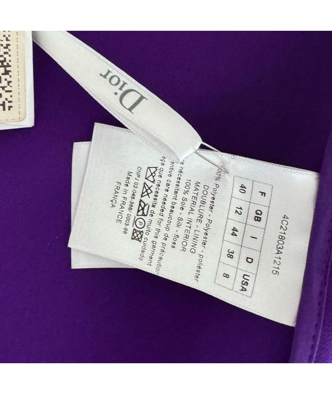 CHRISTIAN DIOR Фиолетовое пальто, фото 6