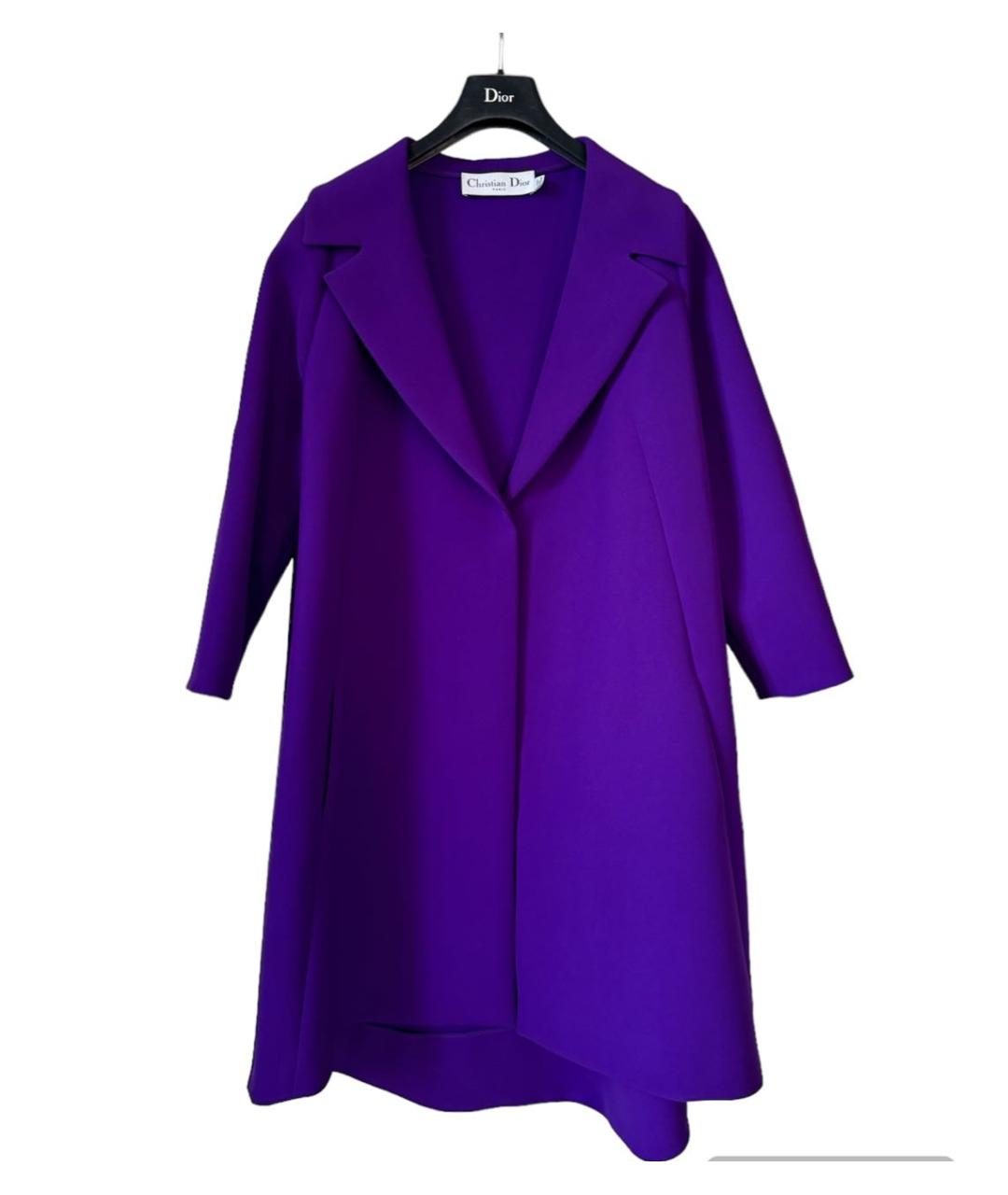 CHRISTIAN DIOR Фиолетовое пальто, фото 7