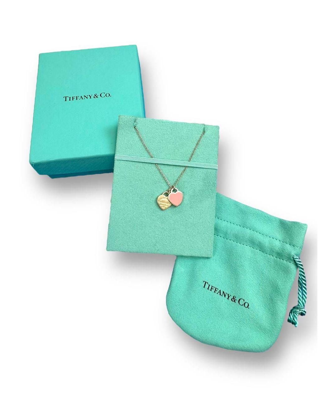 TIFFANY&CO Розовая серебряная подвеска, фото 3