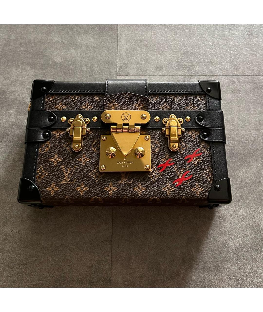 LOUIS VUITTON Коричневая сумка через плечо, фото 5