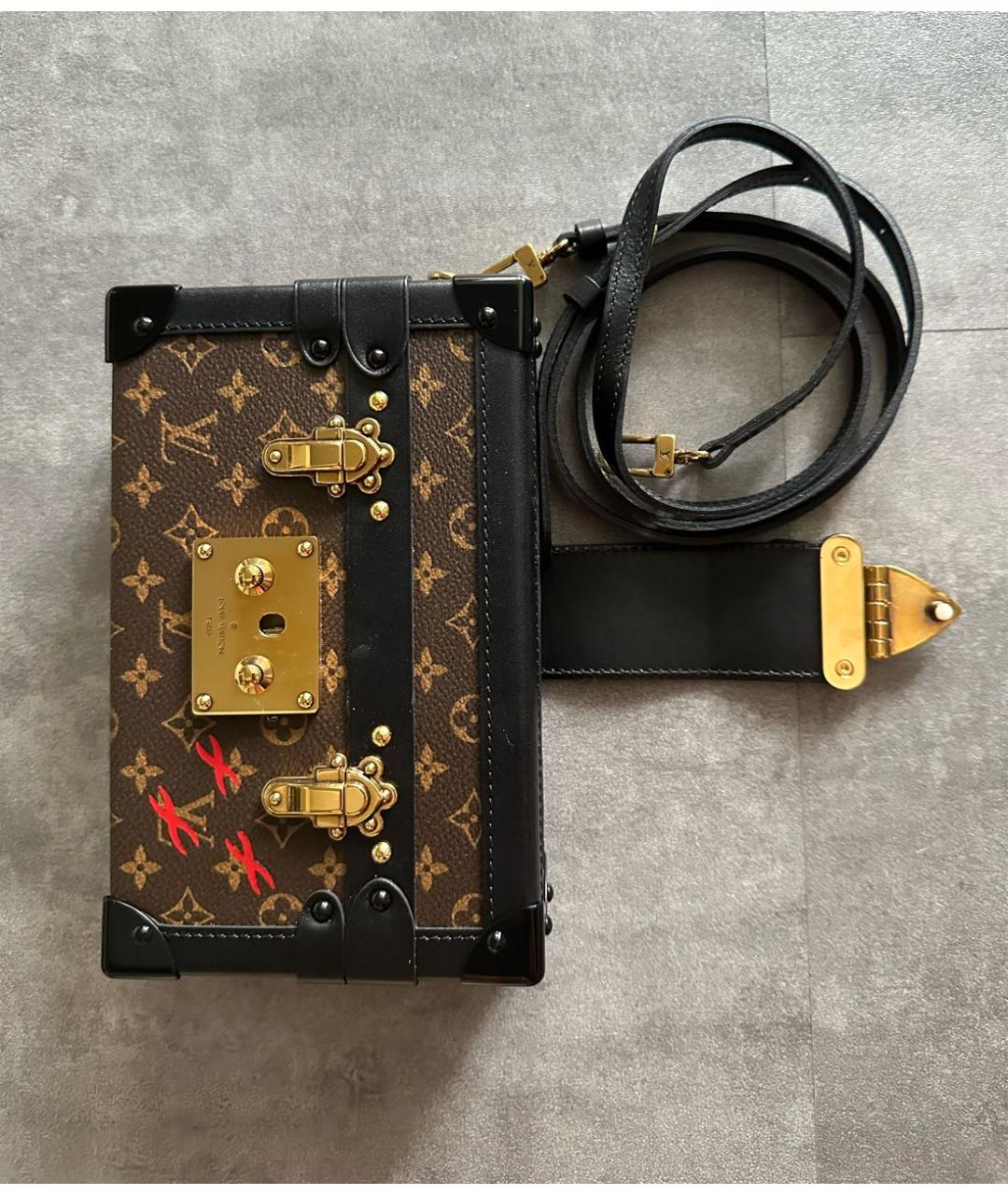 LOUIS VUITTON Коричневая сумка через плечо, фото 2