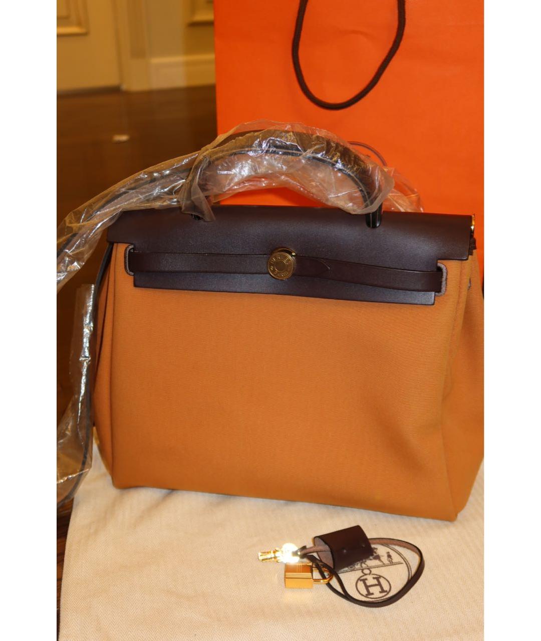 HERMES Коричневая сумка через плечо, фото 5