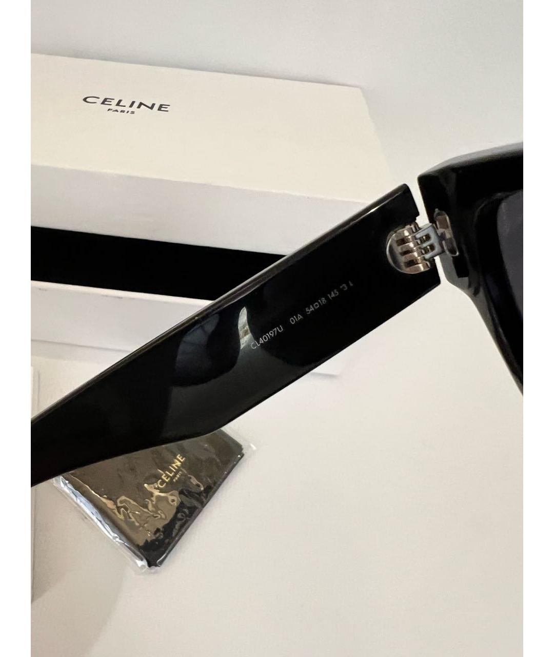 CELINE Черные солнцезащитные очки, фото 4