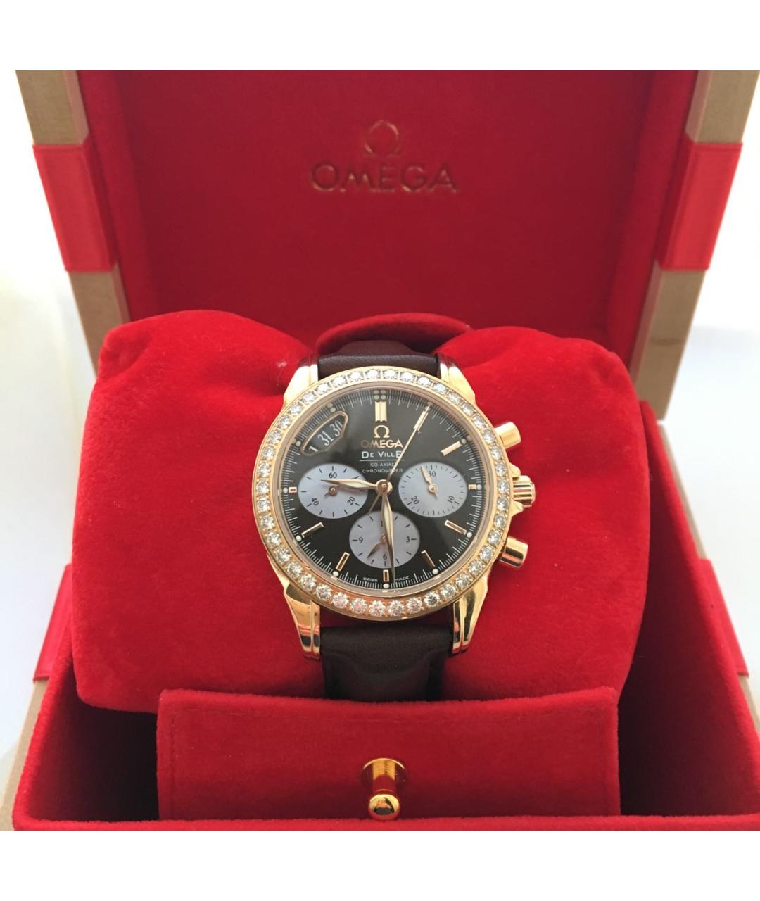 OMEGA Золотые часы, фото 4