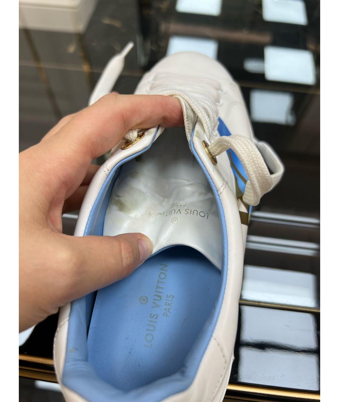 LOUIS VUITTON Мульти кожаные кеды, фото 5
