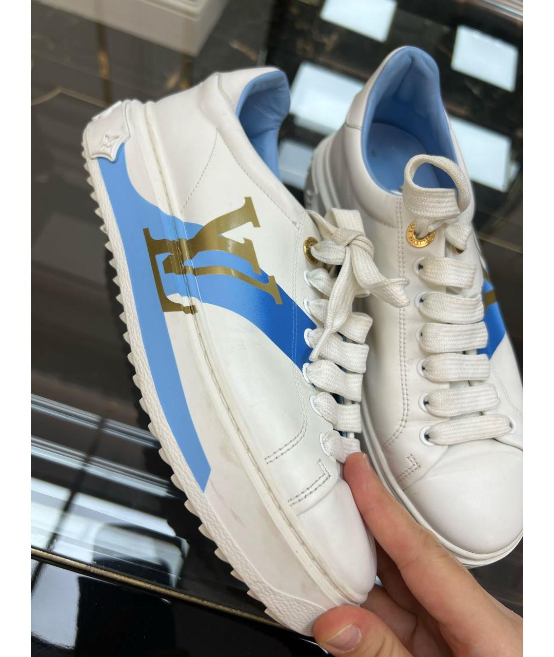 LOUIS VUITTON Мульти кожаные кеды, фото 3