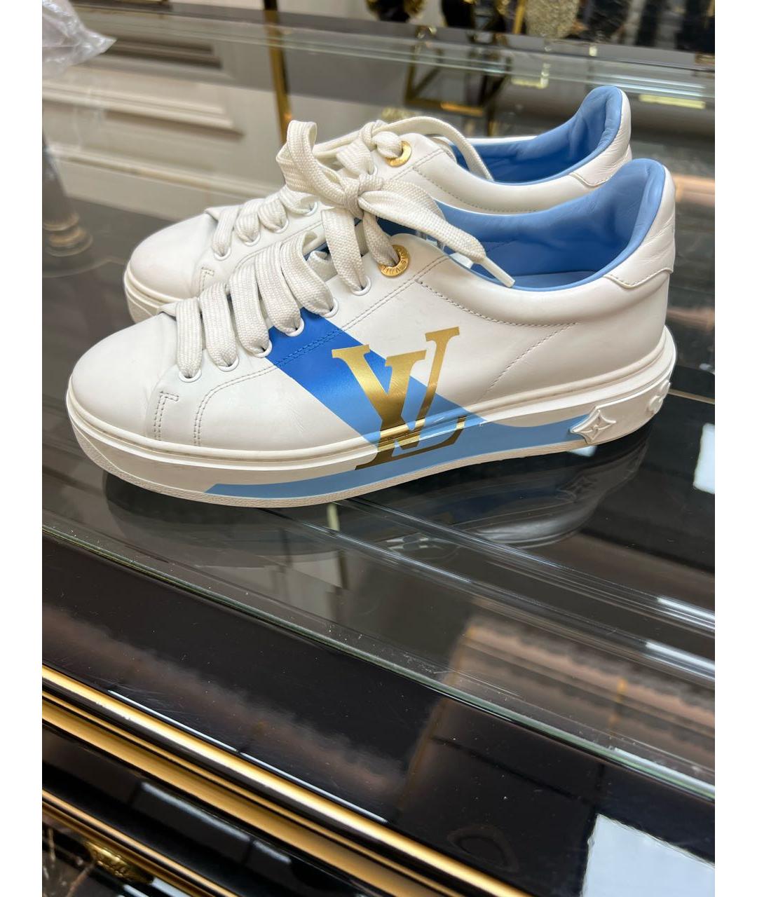 LOUIS VUITTON Мульти кожаные кеды, фото 9