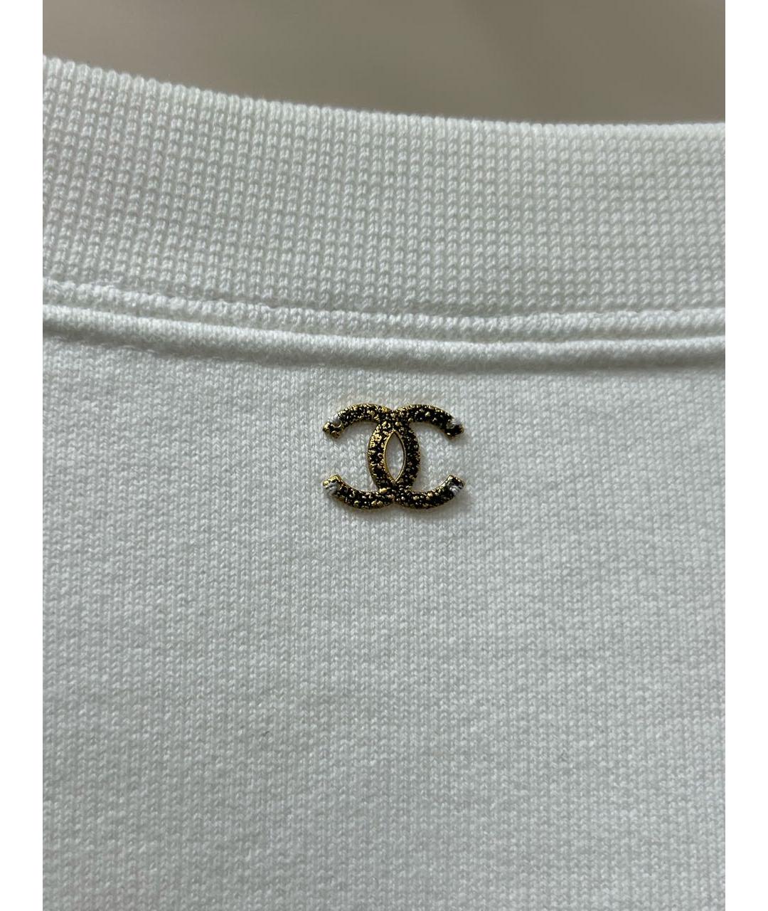 CHANEL Белая футболка, фото 6