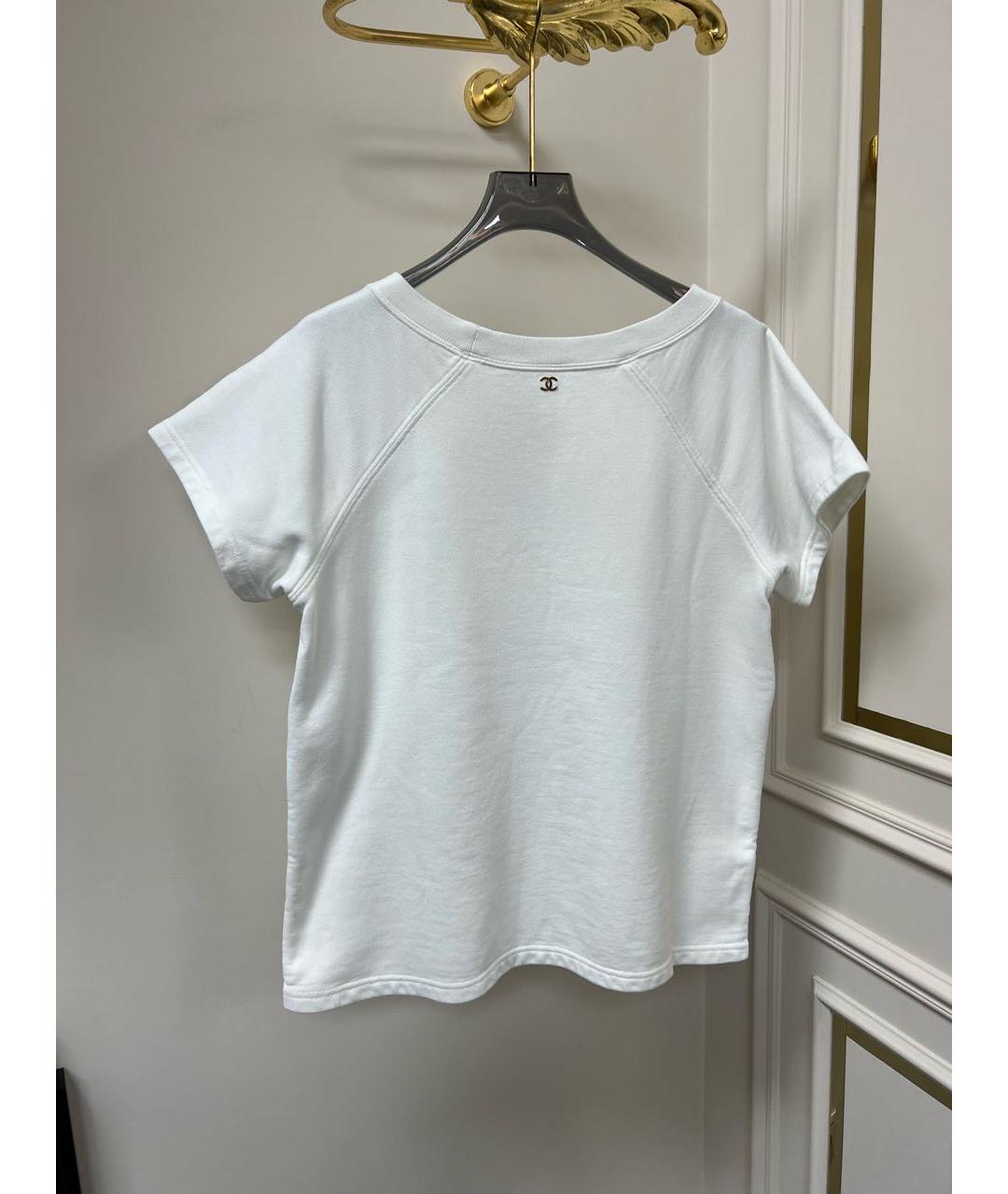 CHANEL Белая футболка, фото 3