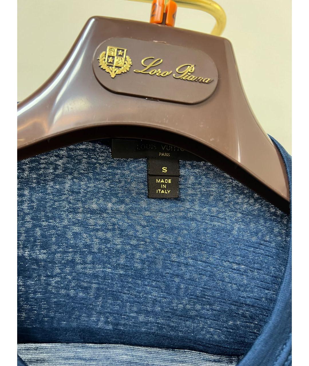 LOUIS VUITTON Синяя футболка, фото 5