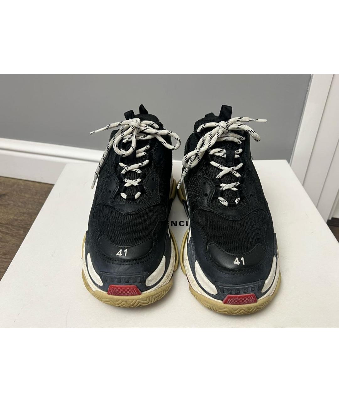 BALENCIAGA Черные кроссовки, фото 2
