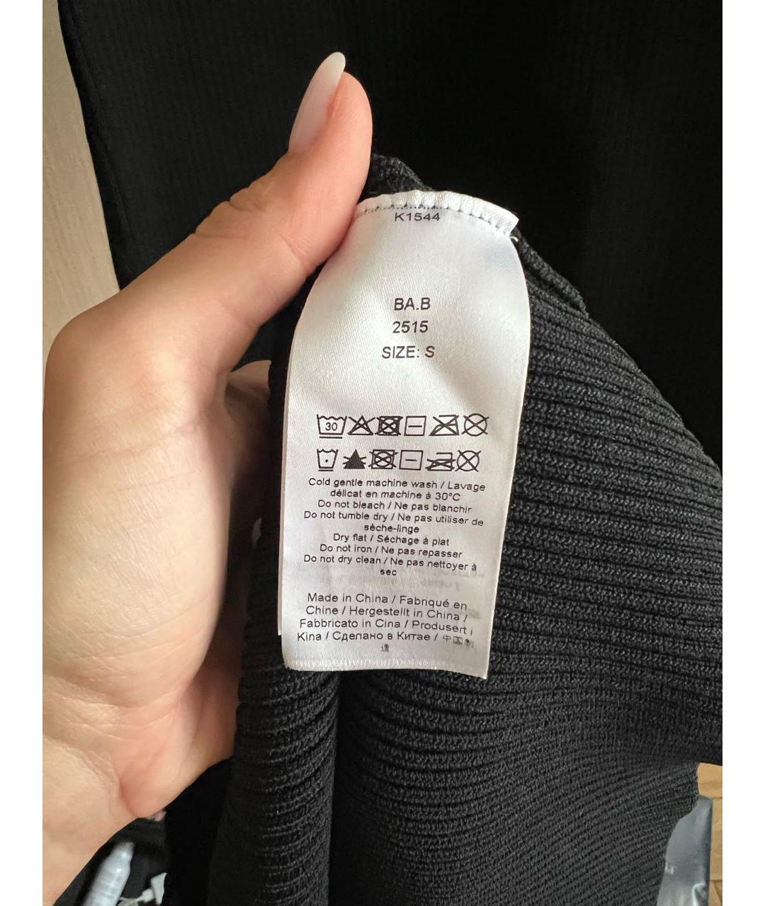 GANNI Черное вискозное повседневное платье, фото 7