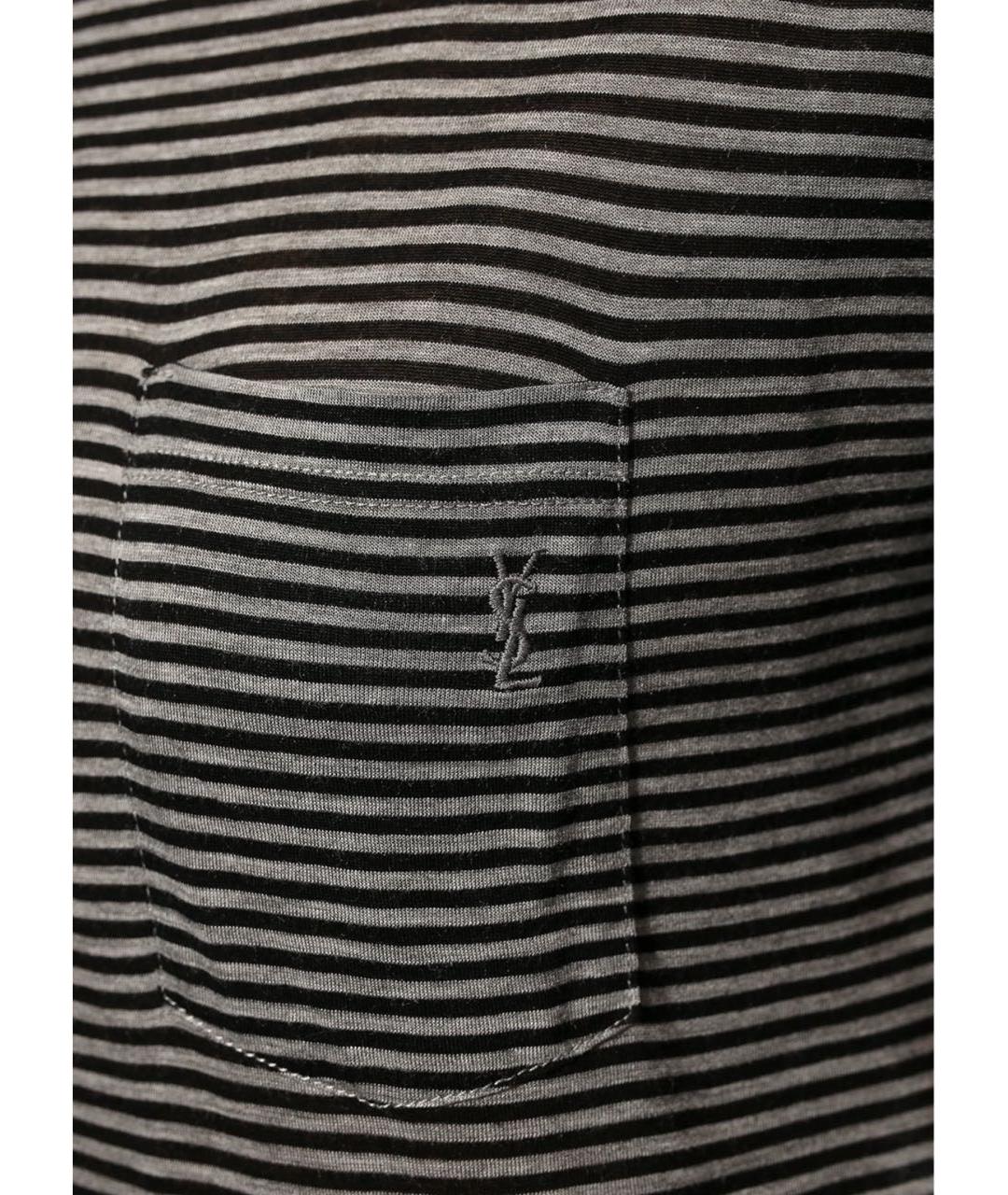 SAINT LAURENT Вискозная футболка, фото 3