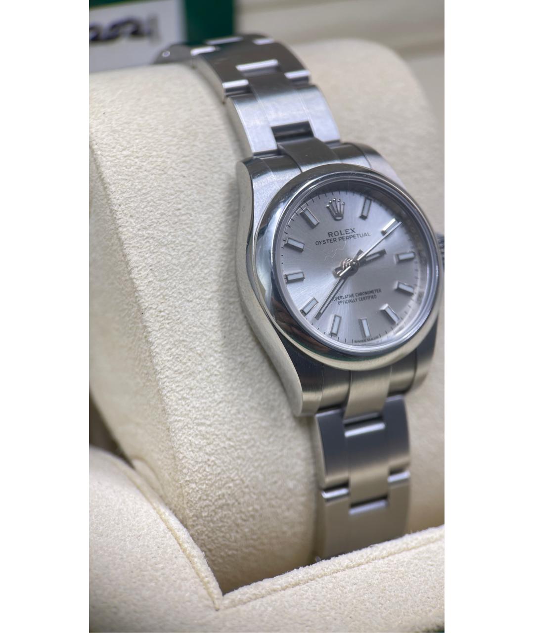 ROLEX Серебряные металлические часы, фото 2