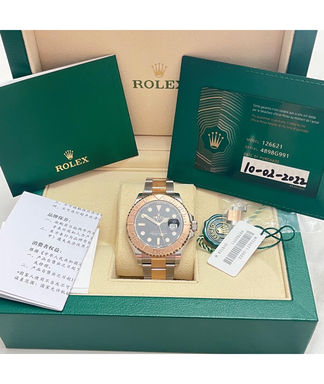 ROLEX Золотые часы, фото 4