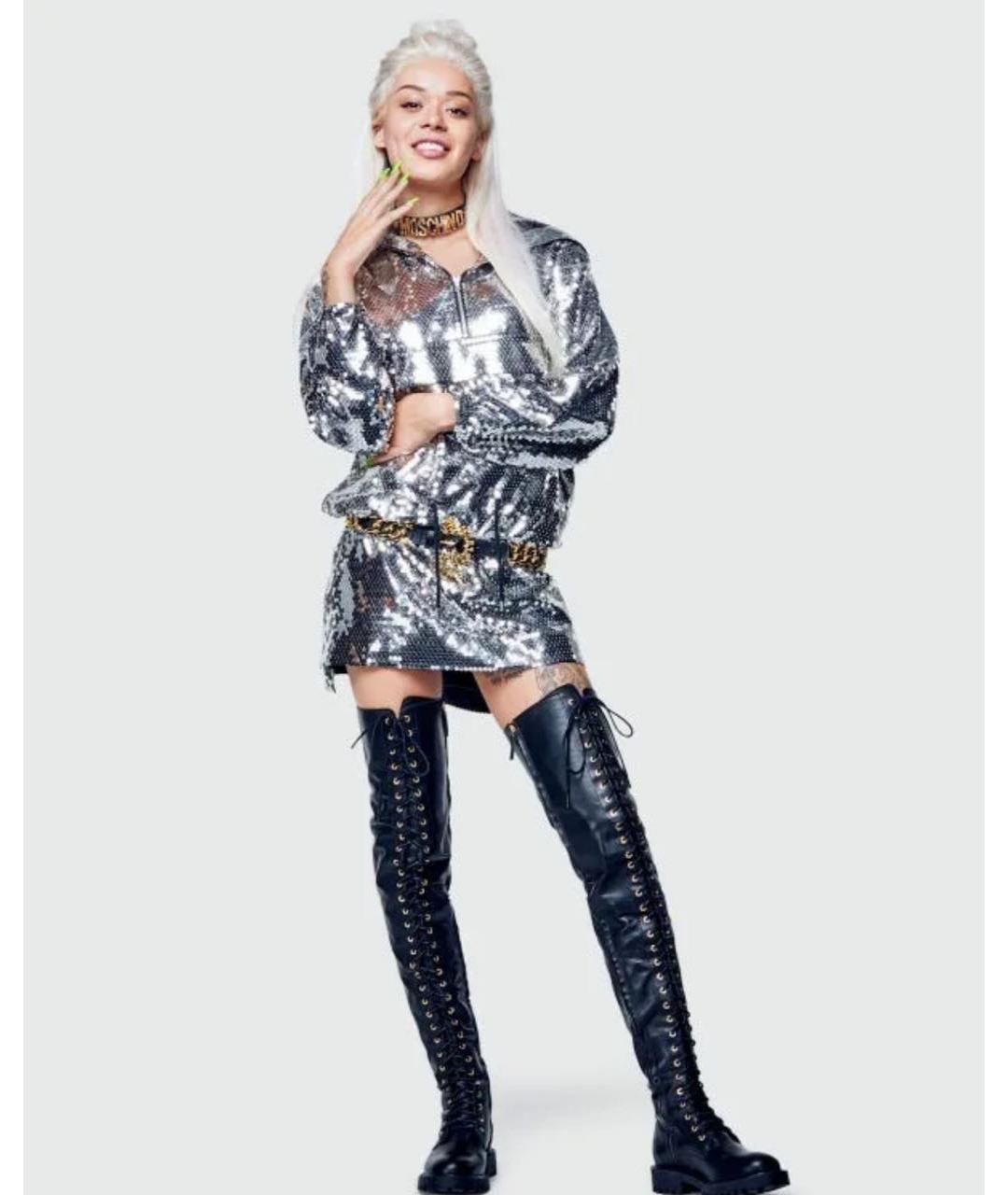 MOSCHINO Серебряное платье, фото 6