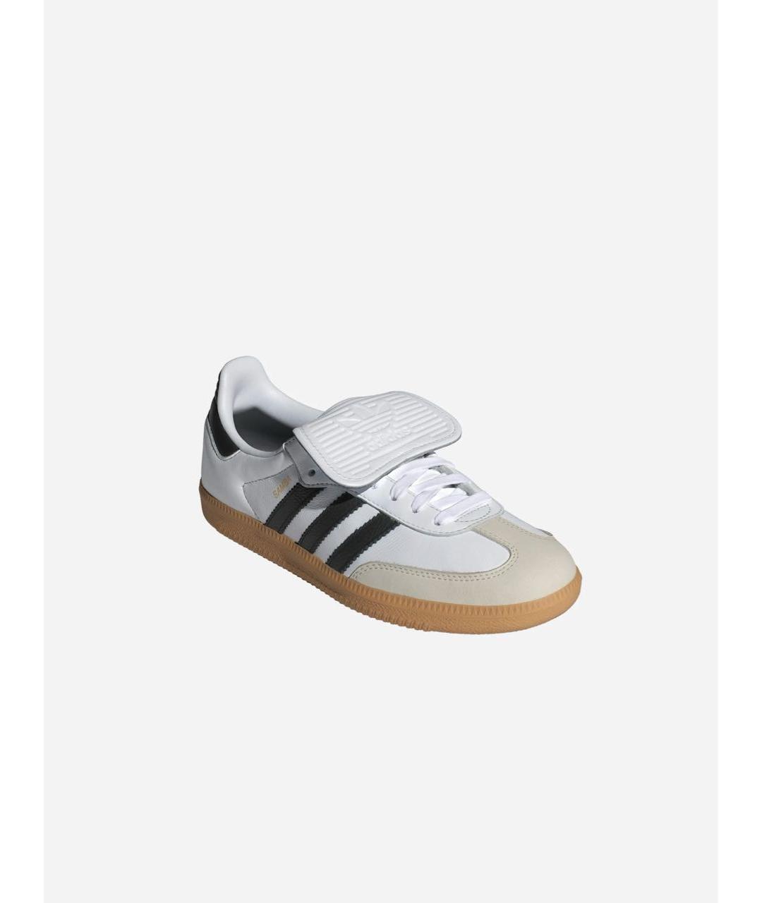 ADIDAS Бежевые кожаные кеды, фото 2