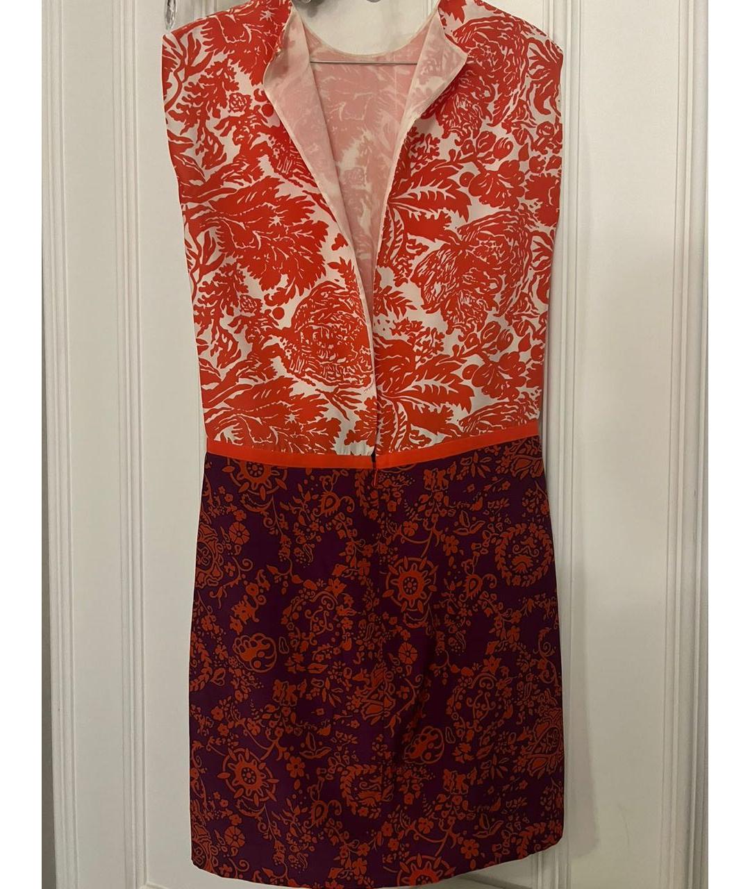 GUCCI Мульти шелковое коктейльное платье, фото 3